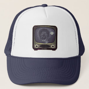 Zombie On TV - Gold Trucker Hat