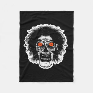 ZOMBIE Orange Eyes Fleece Blanket