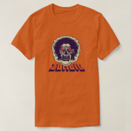 ZOMBIE Orange Eyes Green Hair T-Shirt