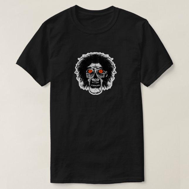ZOMBIE Orange Eyes T-Shirt (Design Front)