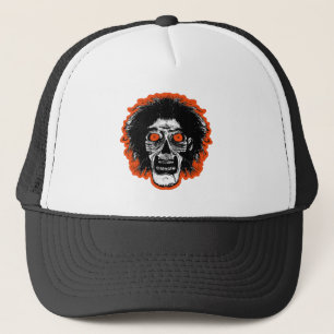 ZOMBIE Orange Eyes Trucker Hat