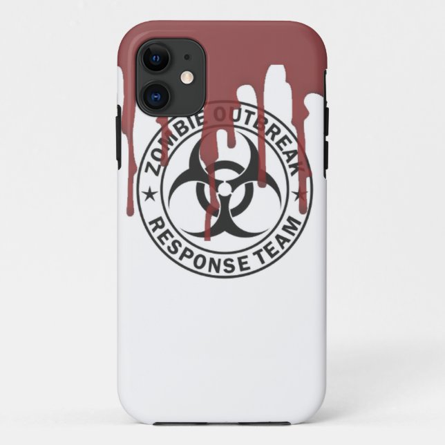 zombie outbreak response team bio hazard walking d Case-Mate iPhone case (Back)