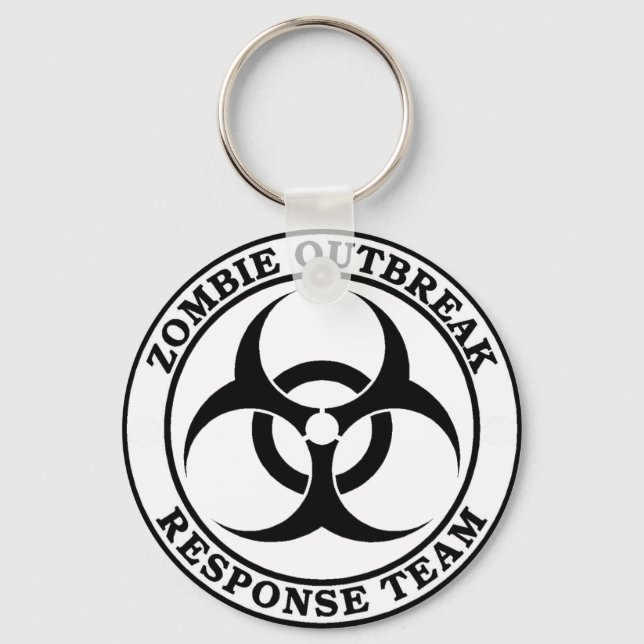 Zombie Outbreak Response Team (Biohazard) Key Ring (Front)