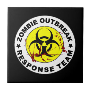Zombie Outbreak Response Team. Ceramic Tile
