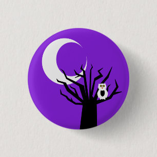 Zombie Owl of Doom 3 Cm Round Badge