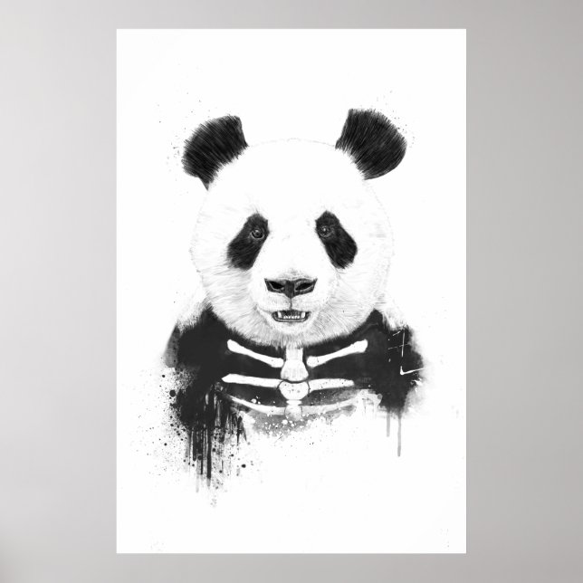 Zombie panda poster (Front)