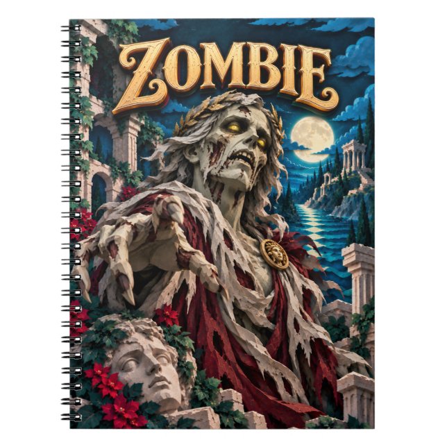 Zombie, Paper Cut Monster Notebook (Front)