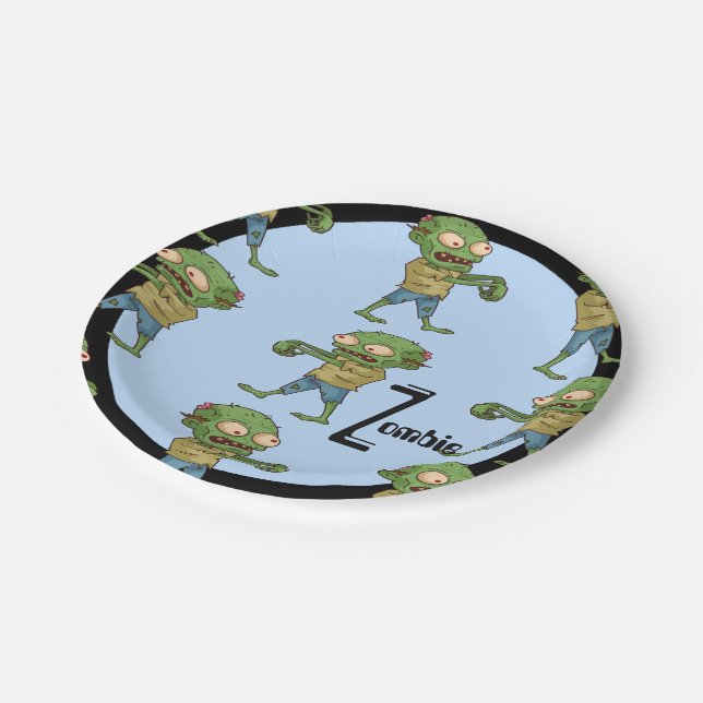 Zombie Paper Plates (Angled)