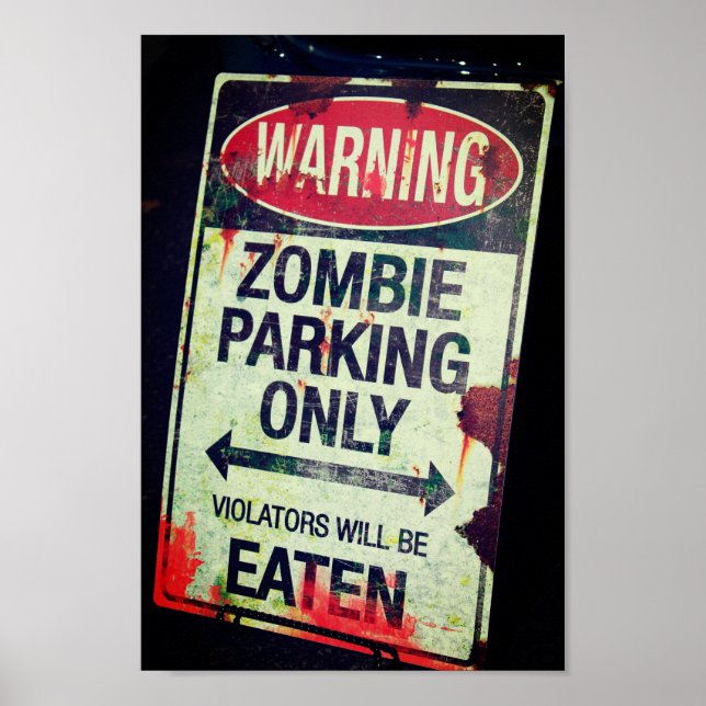 Zombie Parking Poster (Front)