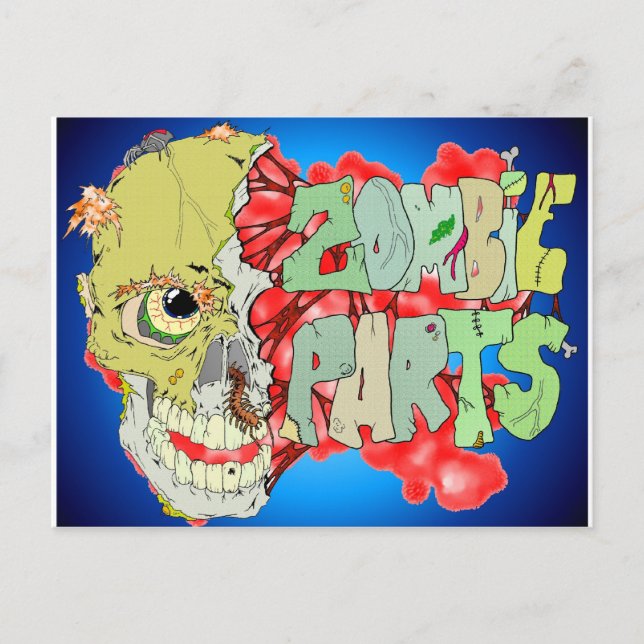 Zombie Parts Postcard (Front)