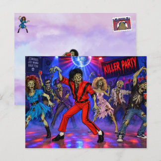 Zombie Party Postcard