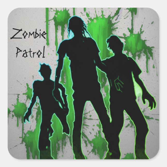 Zombie patrol Stickers (Front)