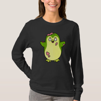 Zombie Penguin Halloween Animal Cute Monster Graph T-Shirt