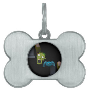 zombie pet name tag