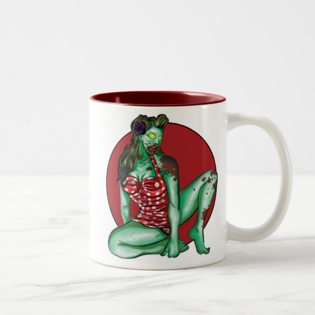 Zombie Pin-Up Mug (Right)