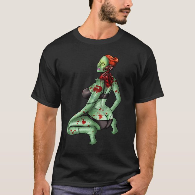 Zombie Pin-Up T-Shirt (Front)