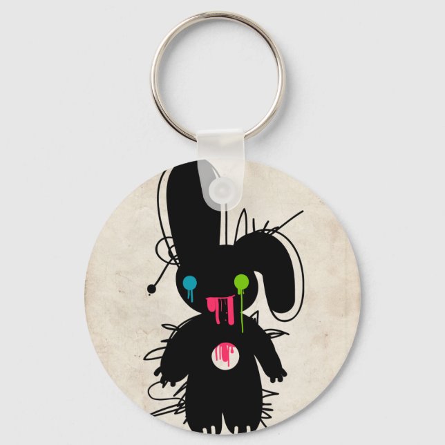 Zombie Piñata Key Ring (Front)