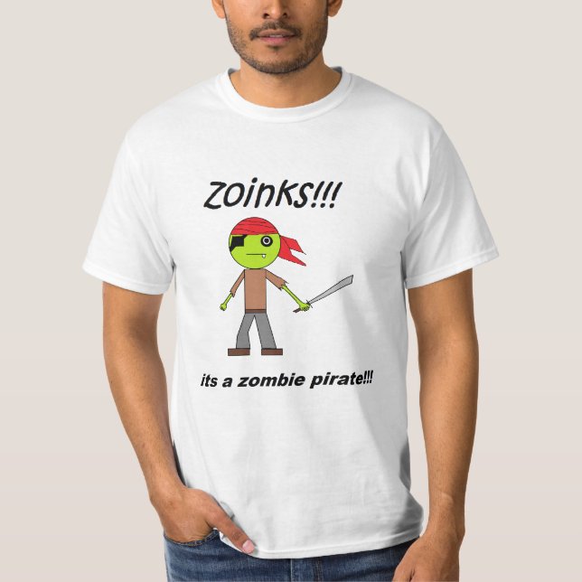 zombie pirate T-Shirt (Front)