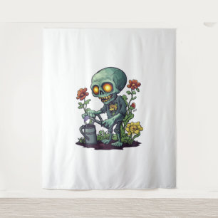 Zombie Plant Parent Tapestry