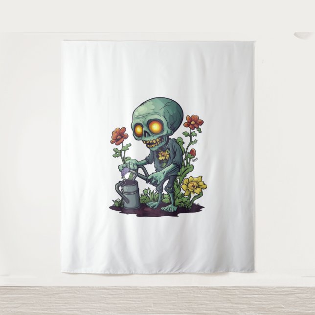 Zombie Plant Parent Tapestry (Front)