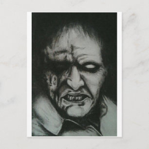zombie postcard