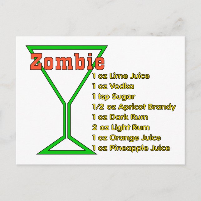 Zombie Postcard (Front)