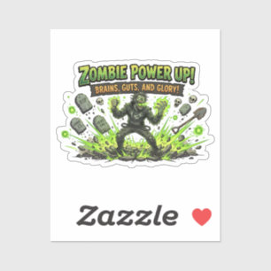 Zombie Power Up Gamer Graphic