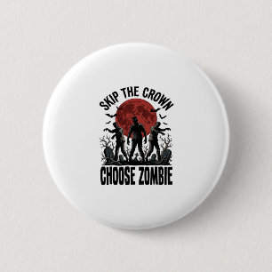 Zombie Princess Shirt Vintage Horror Graphic_1 6 Cm Round Badge