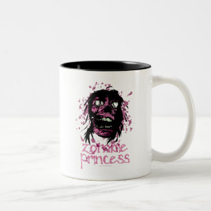 Zombie Princess Two-Tone Coffee Mug