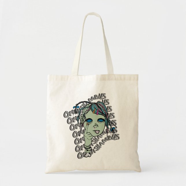 Zombie-Punk Logo Tote Bag (Front)