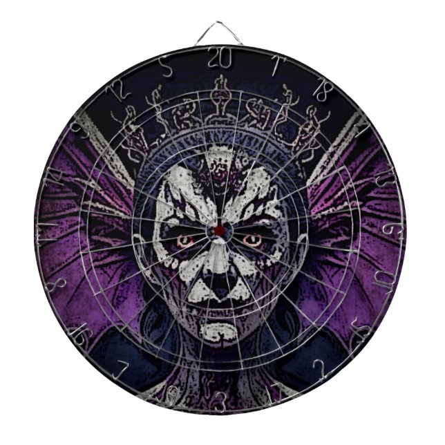 Zombie queen  dartboard (Front)