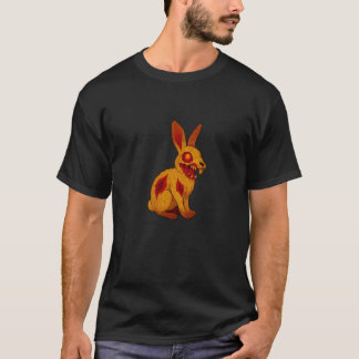 Zombie Rabbit Hare Animal - Undead Scare Boo Spook T-Shirt