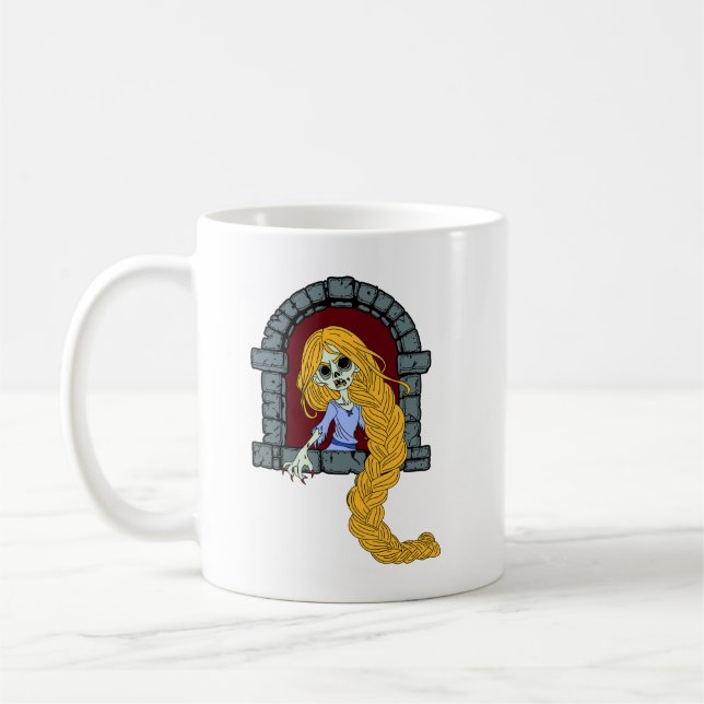 Zombie Rapunzel  Coffee Mug (Left)