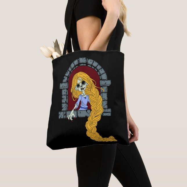 Zombie Rapunzel  Tote Bag (Close Up)