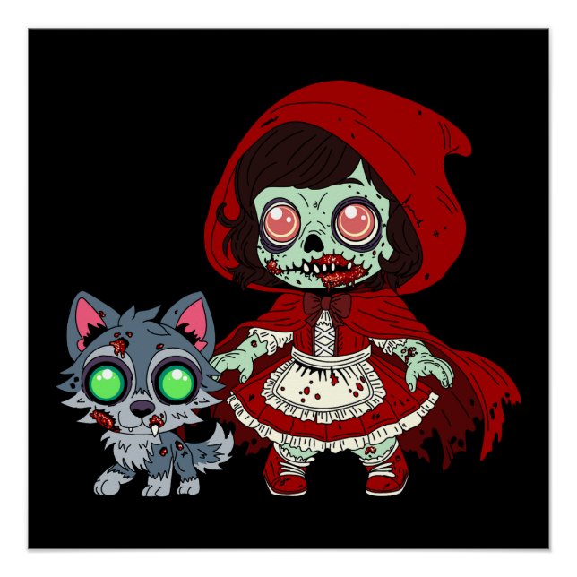 Zombie Red Riding Hood Poster (Front)