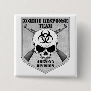 Zombie Response Team: Arizona Division 15 Cm Square Badge