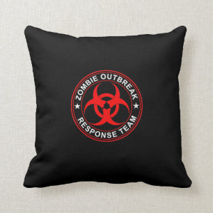Zombie Response Team Bio Hazard Pillow Walking