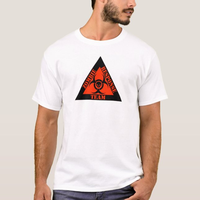 Zombie response team keep calm and kill zombies T-Shirt (Front)