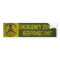Zombie Response Unit Bumper Sticker