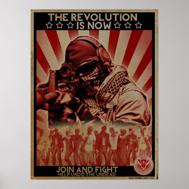 Zombie Revolution Poster - ZETA (Front)