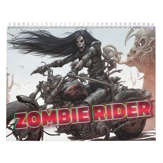 Zombie Rider Art Calendar (Cover)