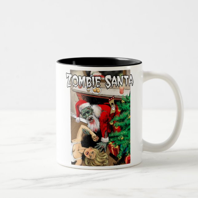 Zombie Santa Mug (Right)