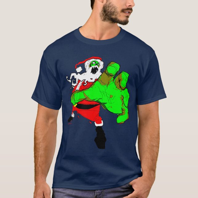 Zombie Santa T-shirt! T-Shirt (Front)