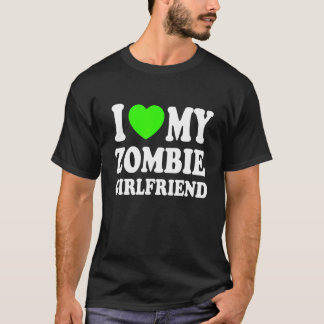 Zombie shirt - I love my zombie girlfriend - coupl