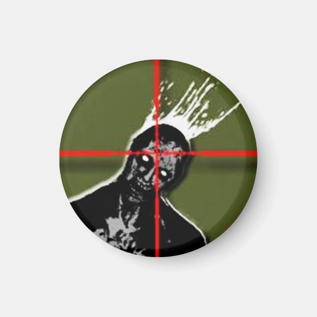 Zombie Shot Magnet (Front)