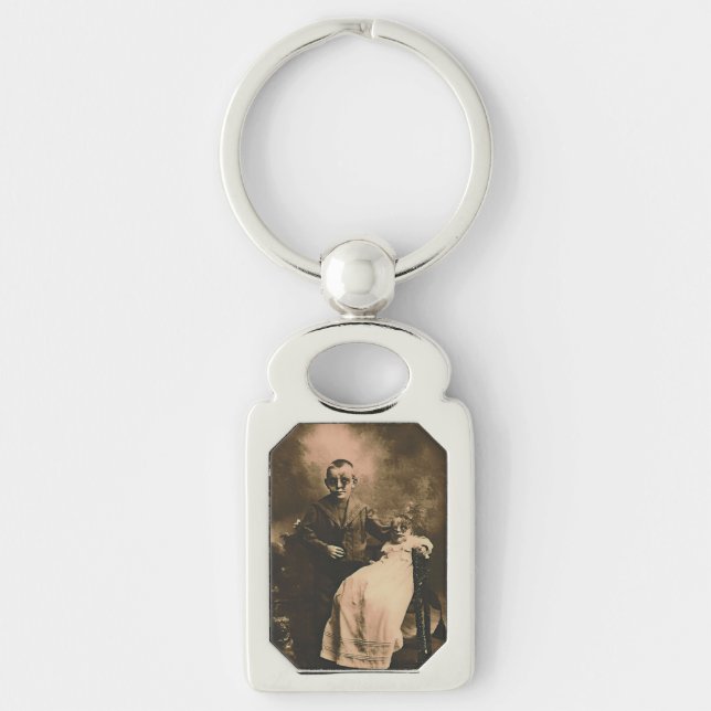 Zombie Siblings  Key Ring (Front)