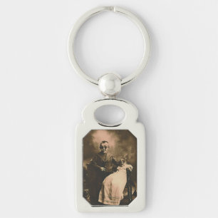 Zombie Siblings  Key Ring