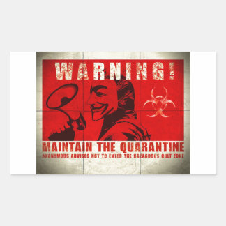 Zombie,sign Rectangular Sticker