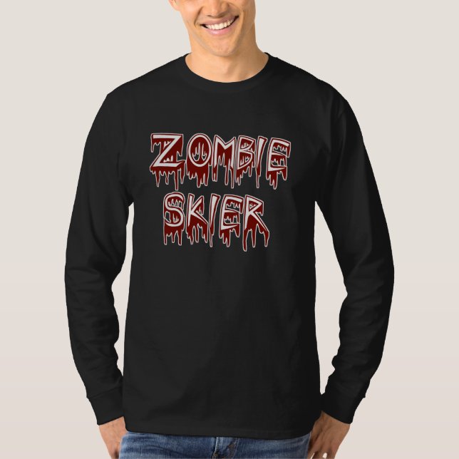 ZOMBIE SKIER T-Shirt (Front)