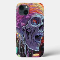 Zombie Skull Creature Sci-fi Horror Art